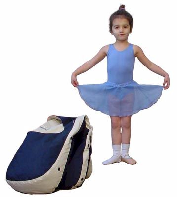 This ballerina loves her first freebag